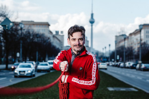 Martin Gaedt auf dem letzten großen Boulevard Europas in Berlin